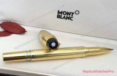 Copy MontBlanc StarWalker Urban Rollerball Pen Gold Barrel